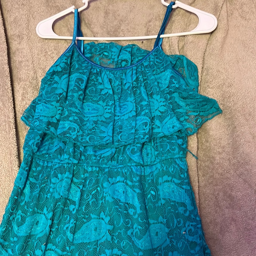 Cute teal sundress